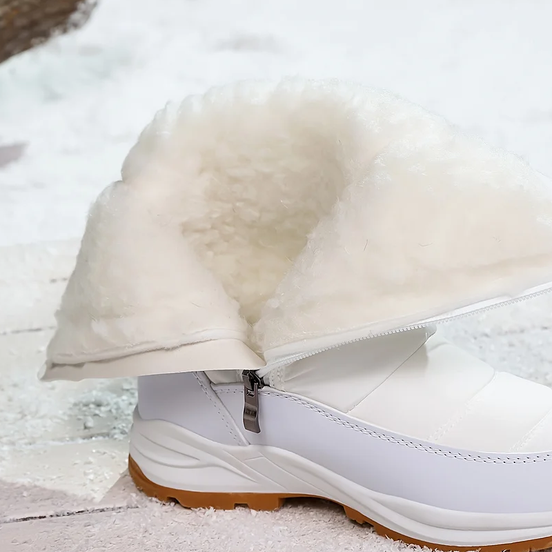 ⚡⚡ 50% Rabatt ❄️ Ultrawarme Damen-Schneestiefel mit Kunstfellfutter – Beine warm, Komfort pur im Schnee!