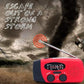📻 50% RABATT! ⚡ Solar-Kurbel Notfallradio – Mit Powerbank, Wetteralarm, USB & 7 Tage Akku für Outdoor & Krise 🌧️