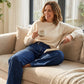 📢📢50 % Rabatt!! ⏰Damenjeans mit hoher Taille und weitem Bein