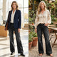 ✨🔥Retro-Schlagjeans für Damen mit Taschen👖