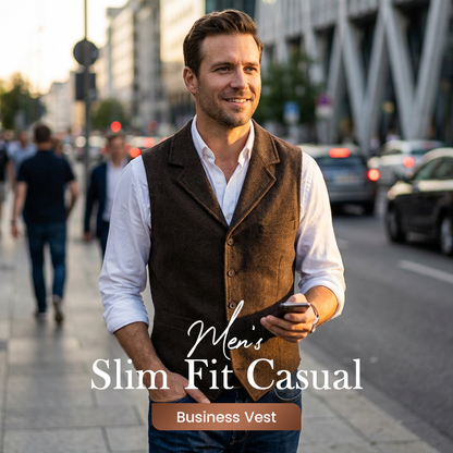 Herren Slim Fit Freizeitweste🔥Kauf 2 Artikel versandkostenfrei🔥
