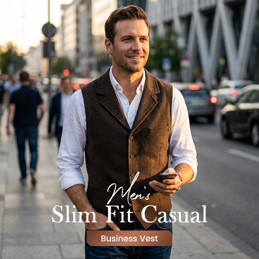 Herren Slim Fit Freizeitweste🔥Kauf 2 Artikel versandkostenfrei🔥