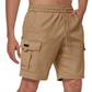👖JETZT 60 % RABATT🔥 Lässige Herren-Cargoshorts mit elastischem Bund