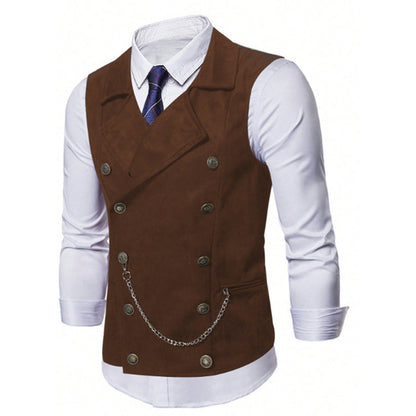 🔥Zeitlich begrenztes Angebot – 50% Rabatt! Elegante Retro-Slim-Fit Herrenweste für Anzug & Smoking 👔