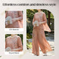 2-teiliges Set aus besticktem Baumwoll-Leinen im Vintage-Stil