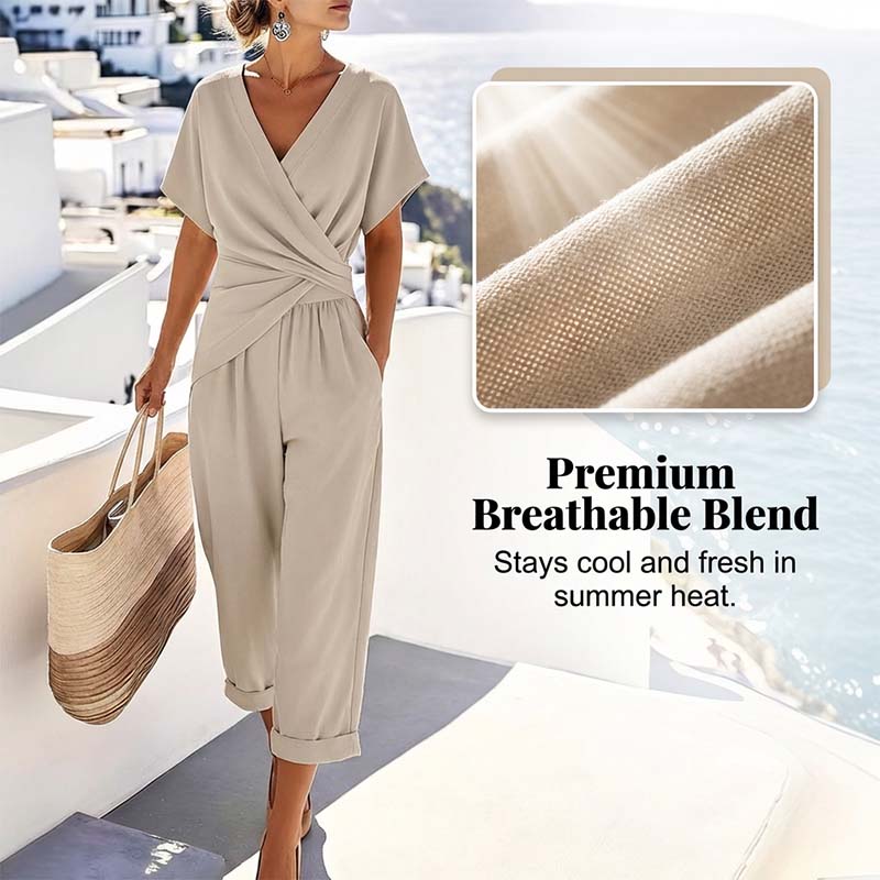 💃 Eleganter V-Ausschnitt & taillierter Schnitt – sofort eine feminine Silhouette!