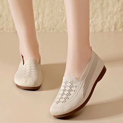 Atmungsaktive Fly-Knit-Slipper für Damen