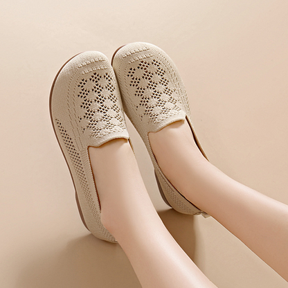 Atmungsaktive Fly-Knit-Slipper für Damen
