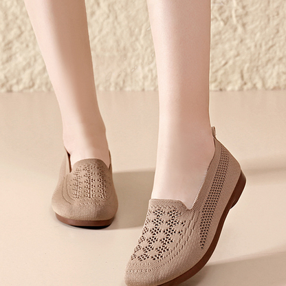 Atmungsaktive Fly-Knit-Slipper für Damen