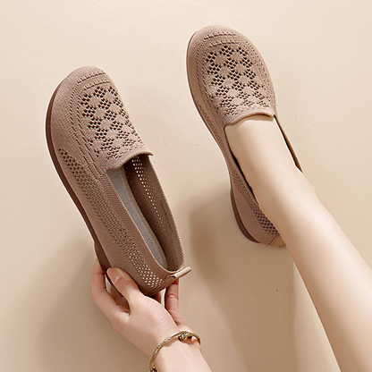 Atmungsaktive Fly-Knit-Slipper für Damen