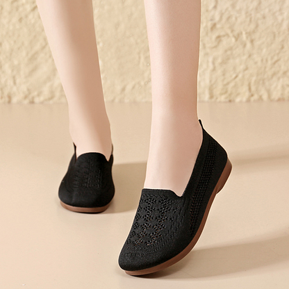 Atmungsaktive Fly-Knit-Slipper für Damen