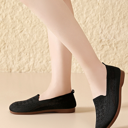 Atmungsaktive Fly-Knit-Slipper für Damen