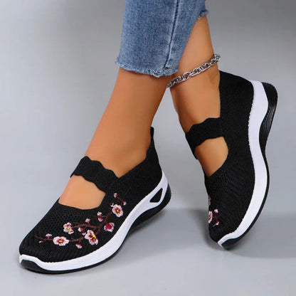 Lässige, atmungsaktive Strick-Schuhe mit weicher Sohle