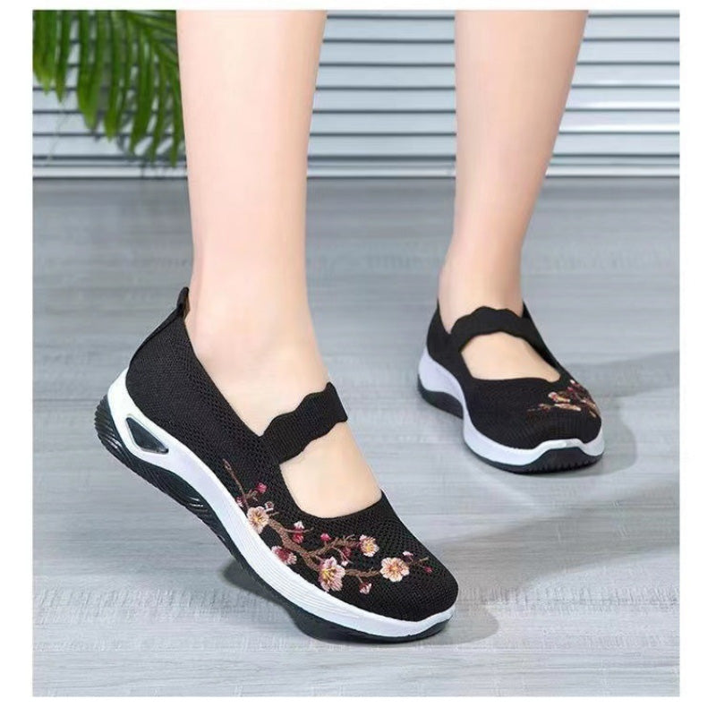 Lässige, atmungsaktive Strick-Schuhe mit weicher Sohle