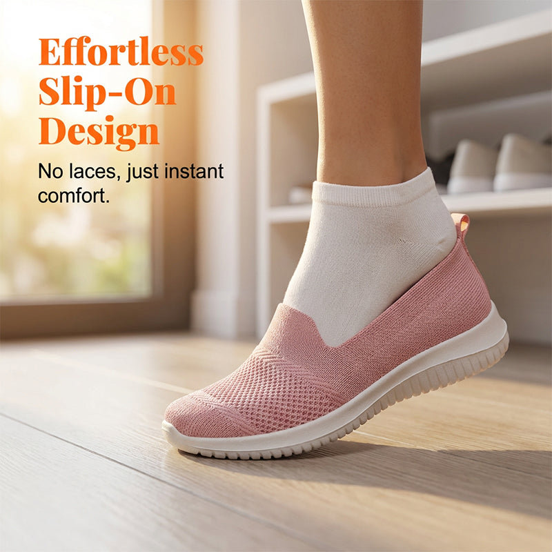Atmungsaktive Damen-Slipper aus Mesh