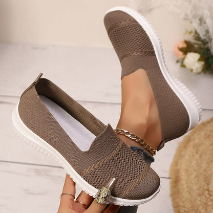 Atmungsaktive Damen-Slipper aus Mesh