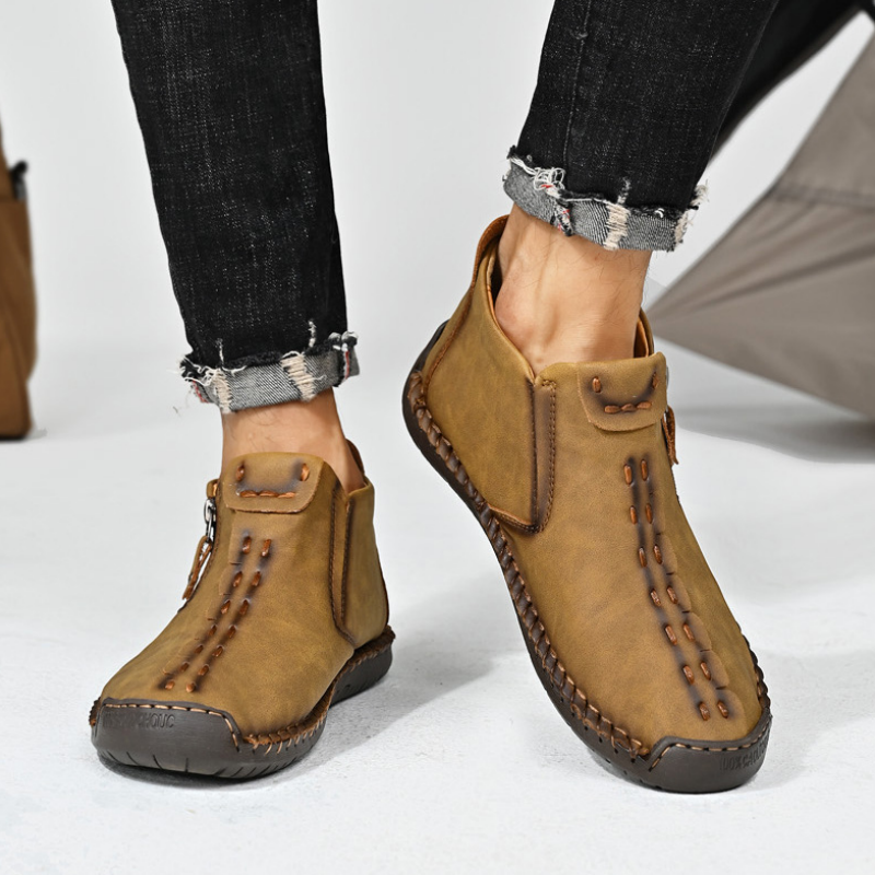 📢📢50%Rabatt!!!🎉✨Herren Freizeitstiefel mit Naht und Reißverschluss