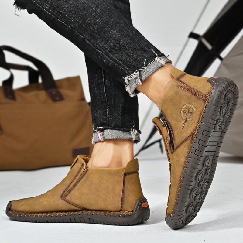 📢📢50%Rabatt!!!🎉✨Herren Freizeitstiefel mit Naht und Reißverschluss