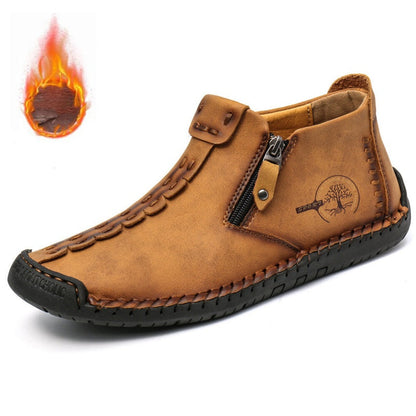 📢📢50%Rabatt!!!🎉✨Herren Freizeitstiefel mit Naht und Reißverschluss