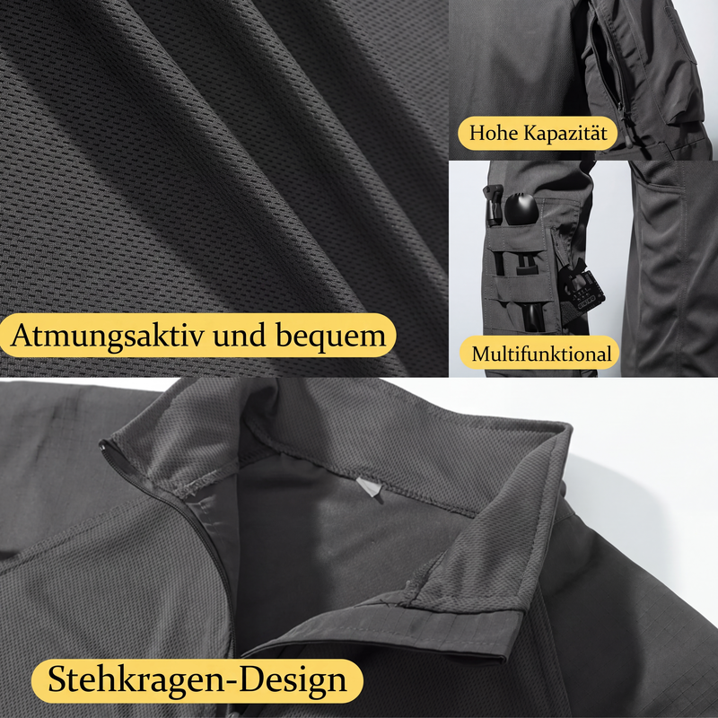 🥾 50% Rabatt | Robust, atmungsaktiv & bewegungsfreundlich – Multi-Pocket Outdoor-Shirt