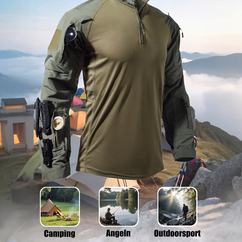 🥾 50% Rabatt | Robust, atmungsaktiv & bewegungsfreundlich – Multi-Pocket Outdoor-Shirt