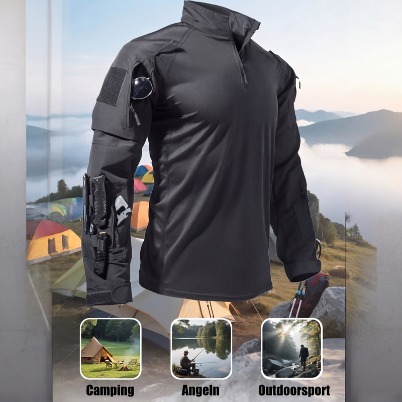 🥾 50% Rabatt | Robust, atmungsaktiv & bewegungsfreundlich – Multi-Pocket Outdoor-Shirt