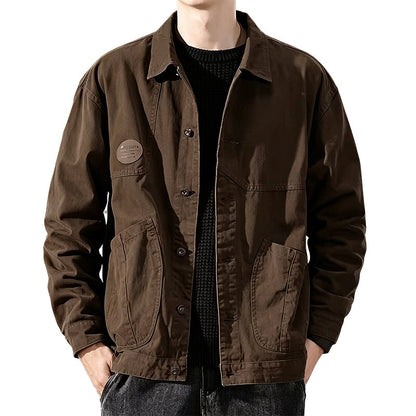 📢🎉50%Rabatt!!!🛍️✨Klassische locker sitzende Cargojacke für Herren