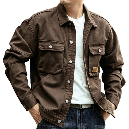 📢🎉50%Rabatt!!!🛍️✨Klassische locker sitzende Cargojacke für Herren
