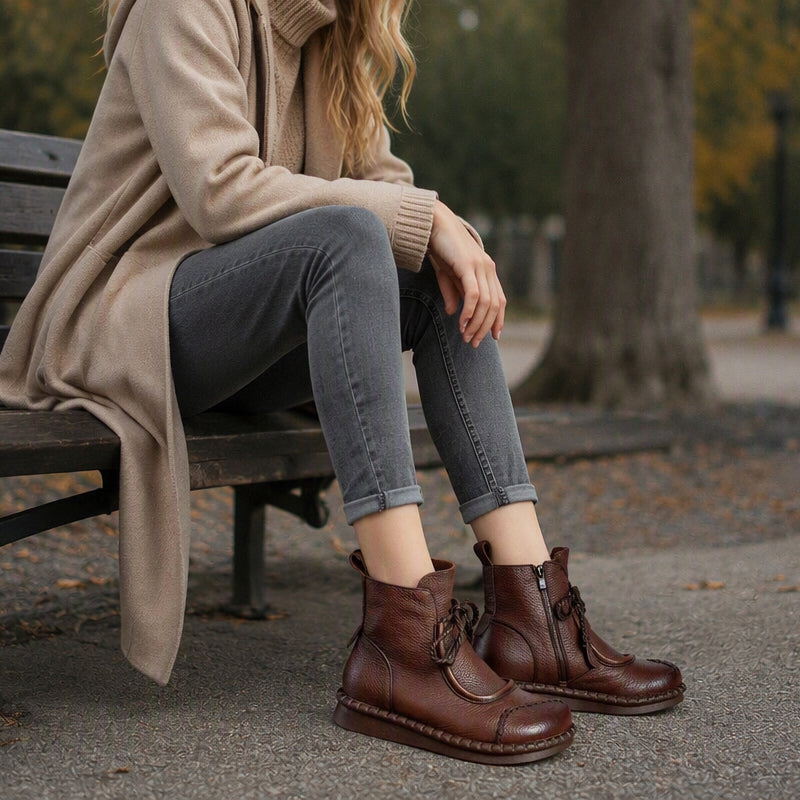 📢📢50%Rabatt!!!🎉✨Vintage Ethno-Stiefeletten für Damen