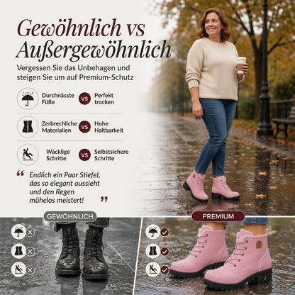 ⚡ Blitzdeal: 50% Rabatt ⚡Damen Winterstiefel mit klobigem Blockabsatz