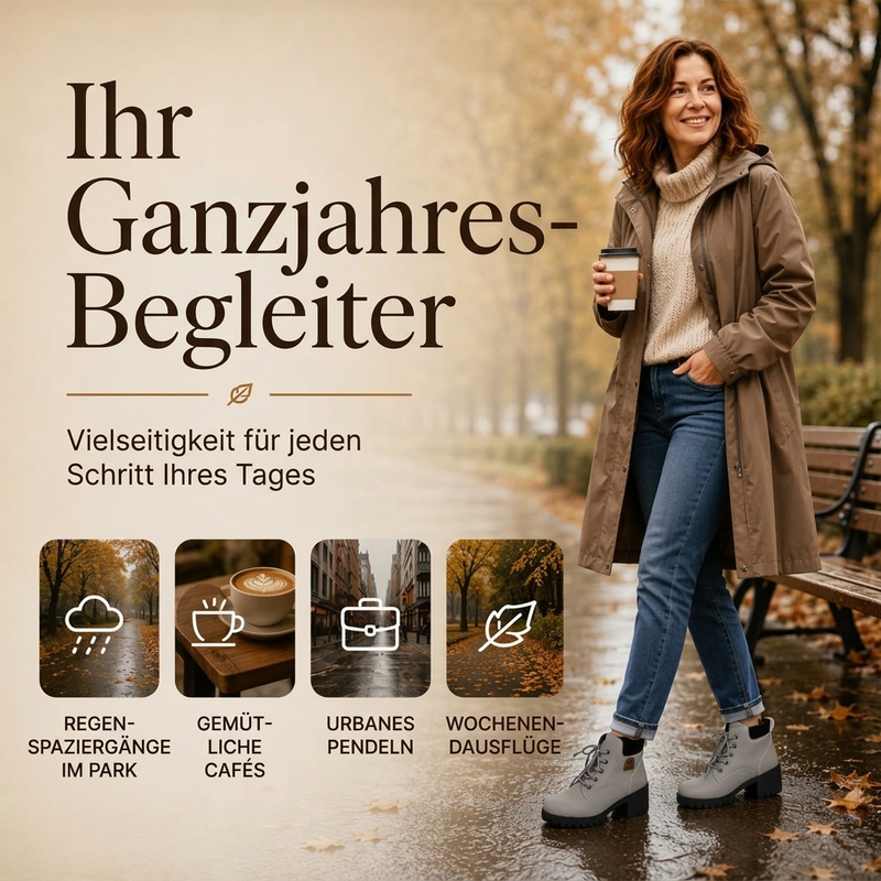 ⚡ Blitzdeal: 50% Rabatt ⚡Damen Winterstiefel mit klobigem Blockabsatz