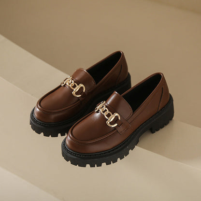 ⏰ Der Sale ist fast vorbei – wer zu spät kommt, zahlt mehr! Plateau-Loafer für Damen im retro britischen Stil