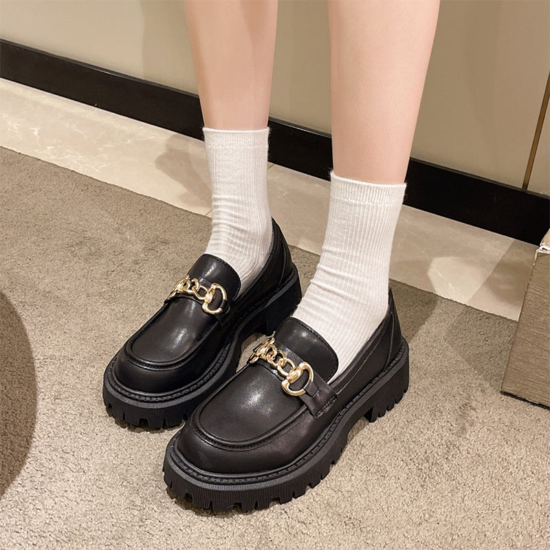⏰ Der Sale ist fast vorbei – wer zu spät kommt, zahlt mehr! Plateau-Loafer für Damen im retro britischen Stil