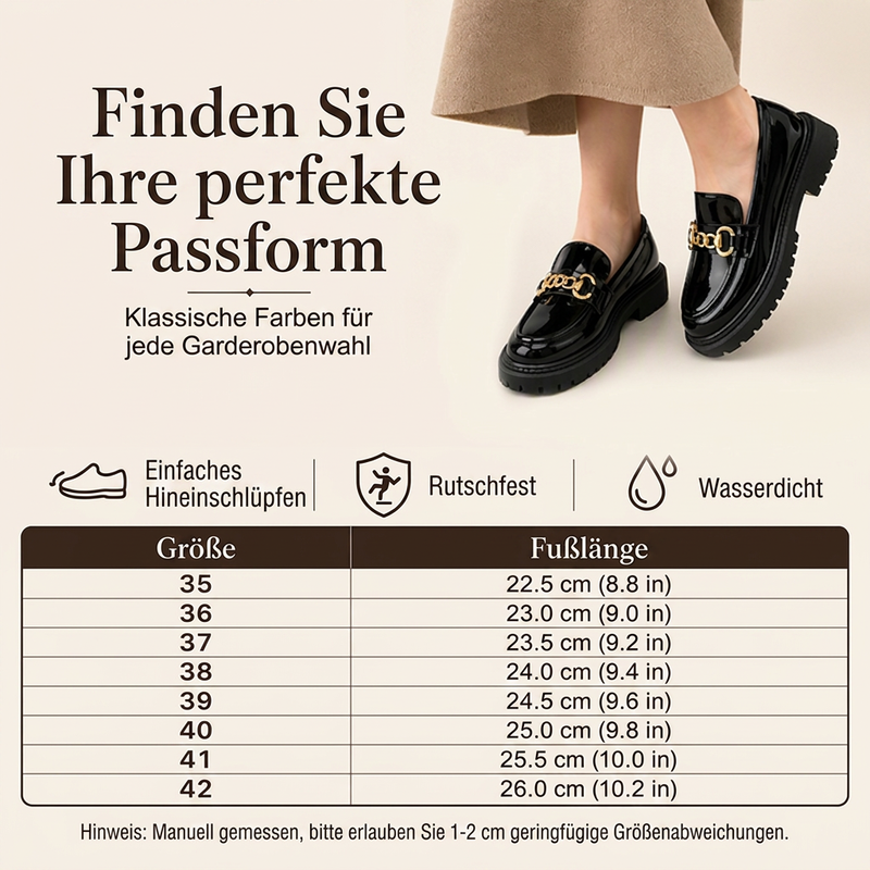 ⏰ Der Sale ist fast vorbei – wer zu spät kommt, zahlt mehr! Plateau-Loafer für Damen im retro britischen Stil
