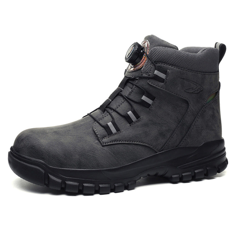 🔥 50% Rabatt – Nur heute💥 Warme Sicherheitsschuhe für Herren mit Stahlkappe, stoßfest für den Winter