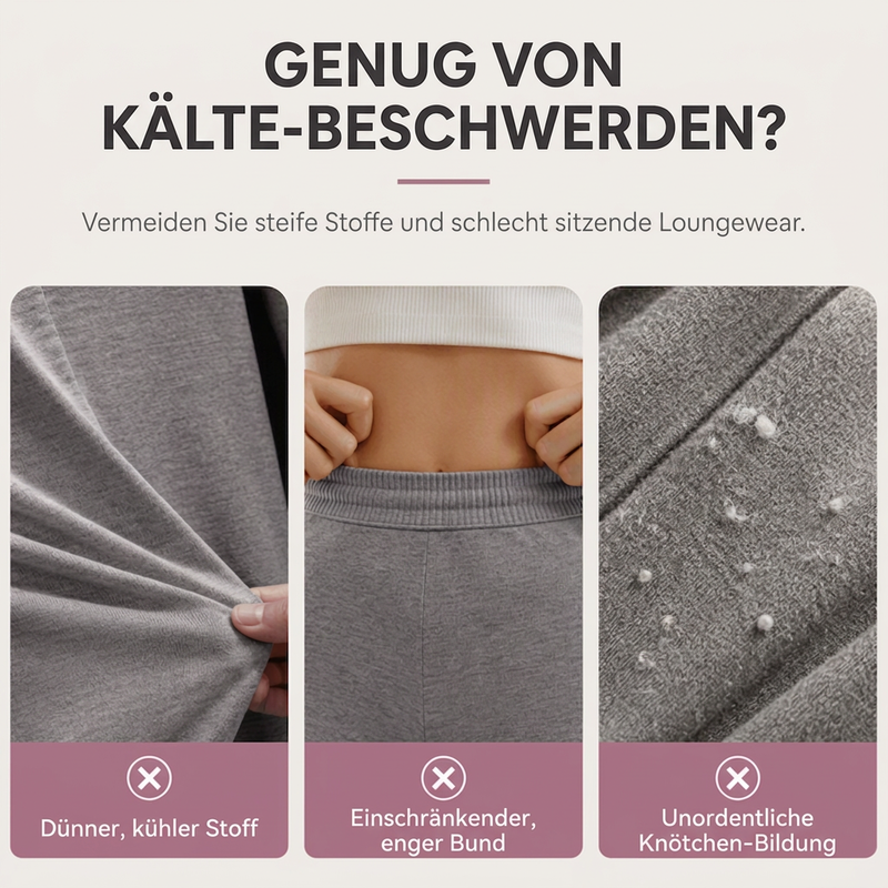 📢🎉50%Rabatt!!!🛍️✨Gerippte Damen-Weithosen aus Strick