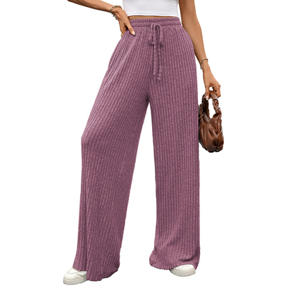📢🎉50%Rabatt!!!🛍️✨Gerippte Damen-Weithosen aus Strick