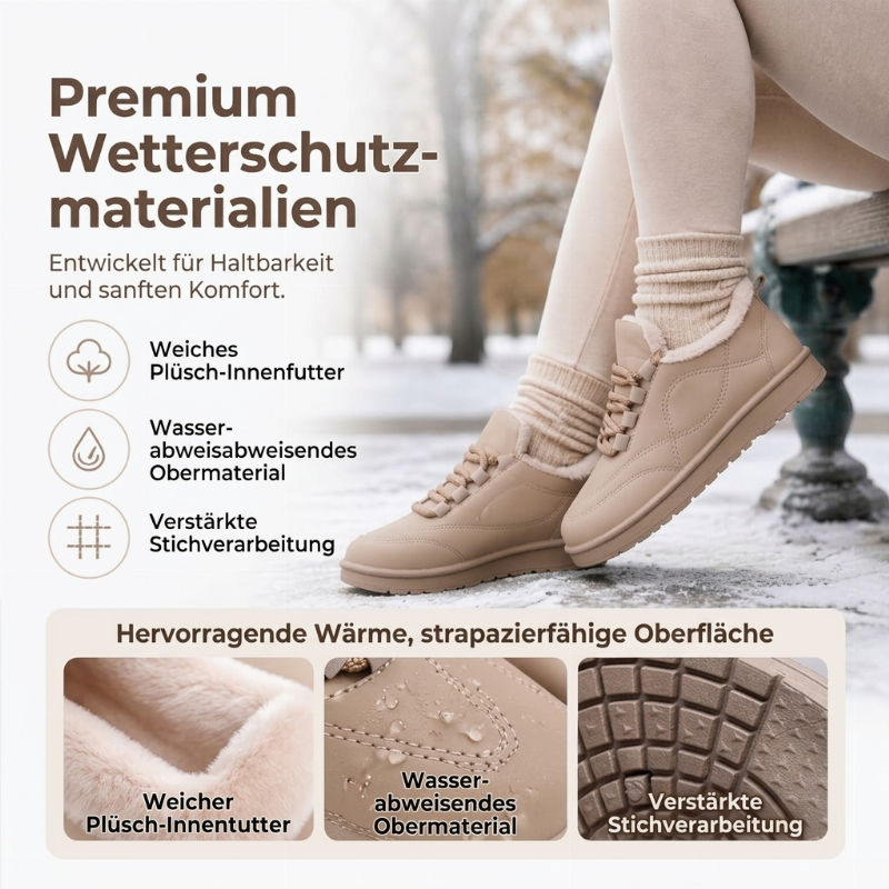 📢📢50%Rabatt!!!🎉⌛ Nur solange Vorrat reicht – danach regulärer Preis! Damen-Plüschgefütterte rutschfeste Schneestiefel
