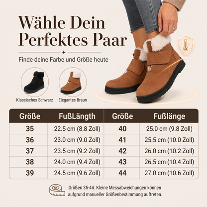 ❄️ Winter Sale: Bis zu 50% Rabatt ❄️ Rutschfeste, warme Winter-Schneestiefel für Damen