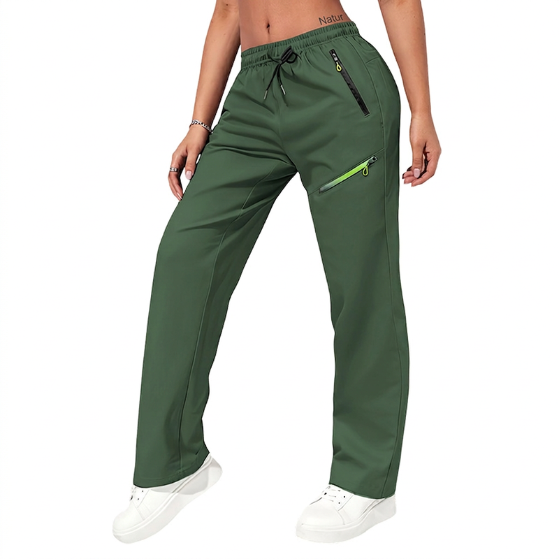 🔥LETZTER TAG 50% RABATT!!🔥Damen Straight-Leg Cargohose – Elastischer Bund, 6 Taschen Freizeithose für Arbeit, Reisen & Alltag 👖✨
