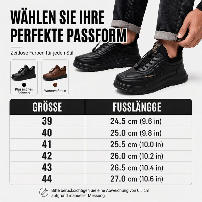 📢📢50%Rabatt!!!🎉✨Rutschfeste Herrenschuhe mit warmem Futter