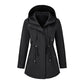 📢🎉50%Rabatt!!!🛍️✨Lässige, warme mittelange Damen-Kapuzenjacke