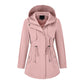 📢🎉50%Rabatt!!!🛍️✨Lässige, warme mittelange Damen-Kapuzenjacke