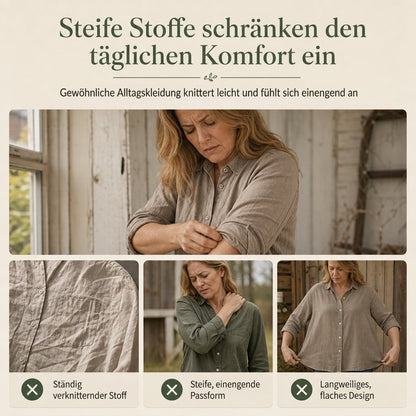 💎👕 Bestseller – Lässiges Karohemd mit Patchwork – bequem und knitterfest