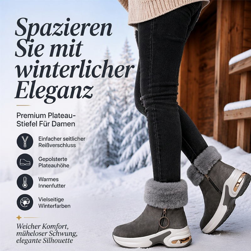 🌨️ Warm & sicher – Rutschfeste Schneestiefel für Damen – Bequemer Sitz, robustes Design & vielseitig kombinierbar
