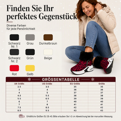 🌨️ Warm & sicher – Rutschfeste Schneestiefel für Damen – Bequemer Sitz, robustes Design & vielseitig kombinierbar