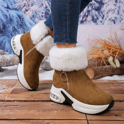 🌨️ Warm & sicher – Rutschfeste Schneestiefel für Damen – Bequemer Sitz, robustes Design & vielseitig kombinierbar