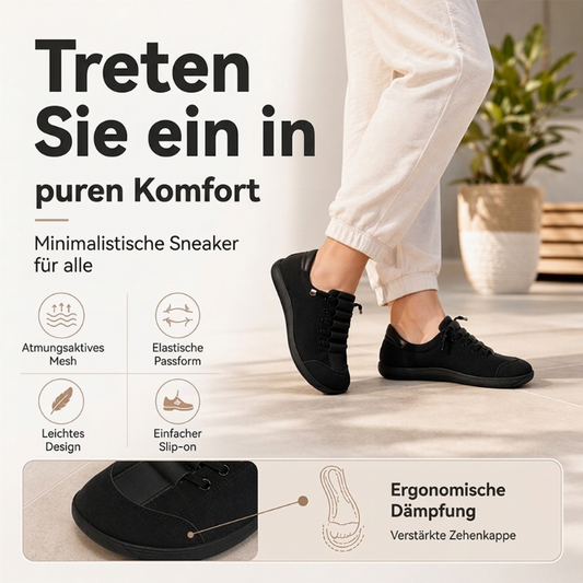 Legere Sneaker für Damen mit breiter Zehenbox