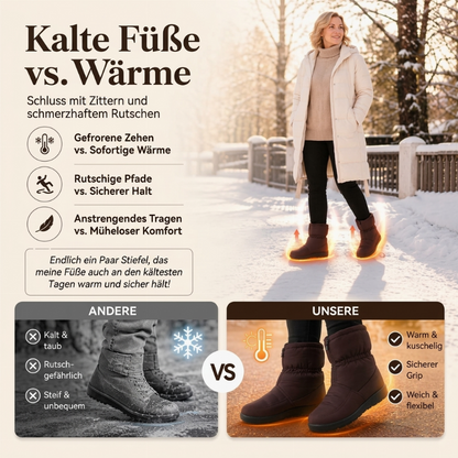 Warme Winterschneestiefel für Damen