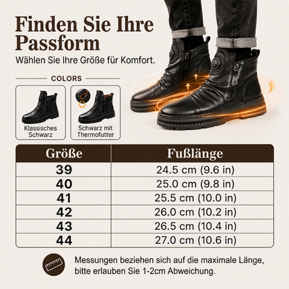 🔥Beliebtes Produkt ！✨Herren rutschfeste Stiefel mit warmem Futter【Versandkostenfrei】
